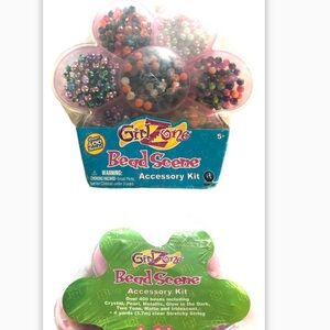 GIRL ZONE BEAD SCENE ACCESSORY KIT OVER 400 BEADS